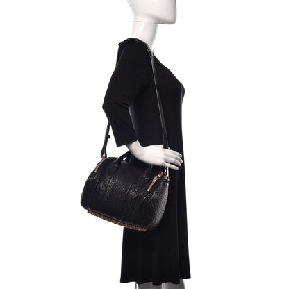 Alexander Wang Pebbled Lambskin Rockie Black Rose Gold Hardware 2 of 11