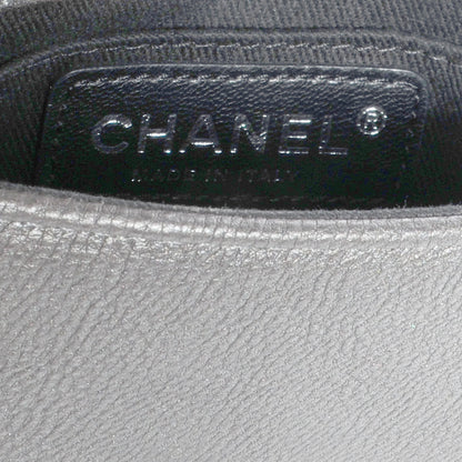 Chanel Iridescent Calfskin Back To School Mini Crossbody Flap Anthracite 15 of 20