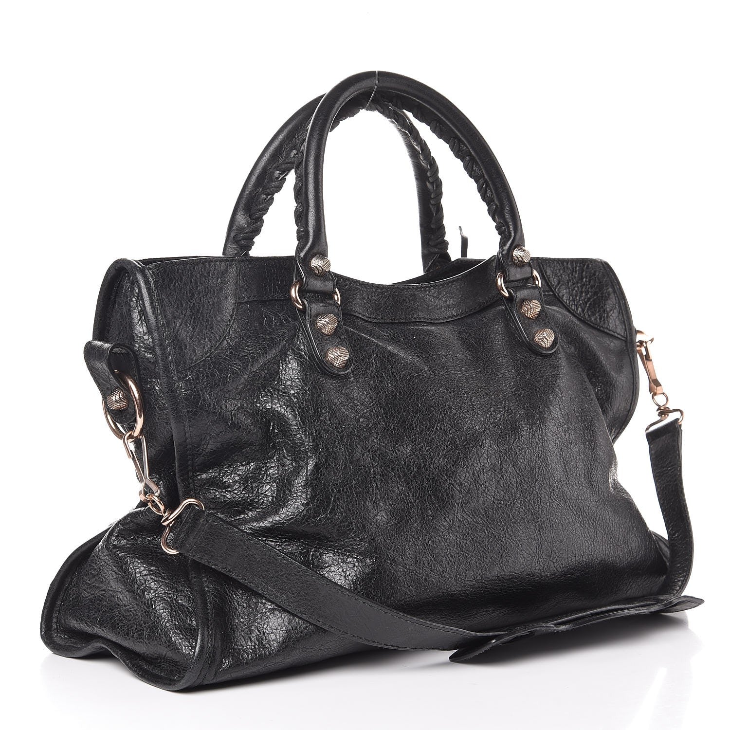 Balenciaga Agneau Giant 12 Rose Gold Hardware City Black 3 of 11