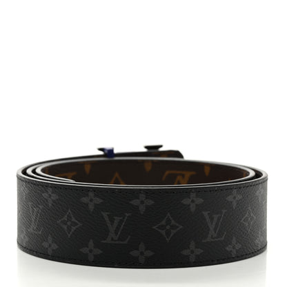 Louis Vuitton Monogram Eclipse 40mm LV Line Reversible Belt 85 34 2 of 8