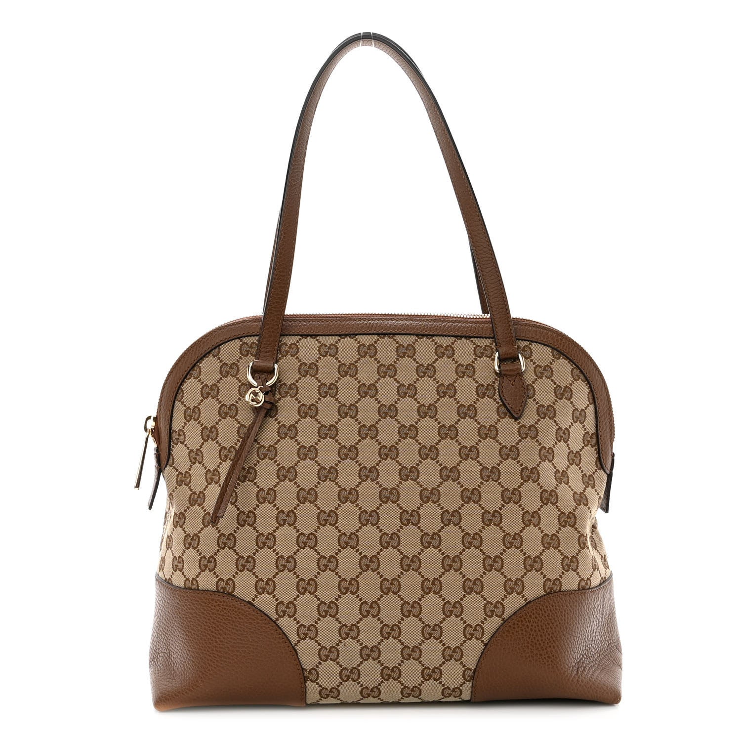 Gucci Monogram Medium Bree Shoulder Bag Beige Tabacco 1 of 9