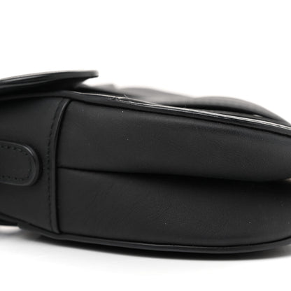 Christian Dior Ultra Matte Calfskin Mini Saddle Bag Black 8 of 9