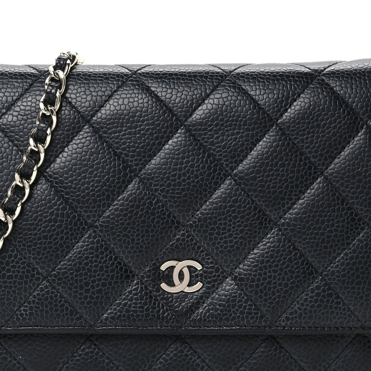 Chanel Caviar Quilted Wallet on Chain WOC Black 9 of 12