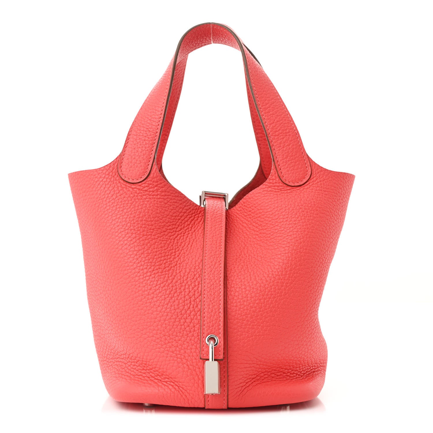Hermes Taurillon Clemence Picotin Lock 18 PM Bougainvillea 1 of 10