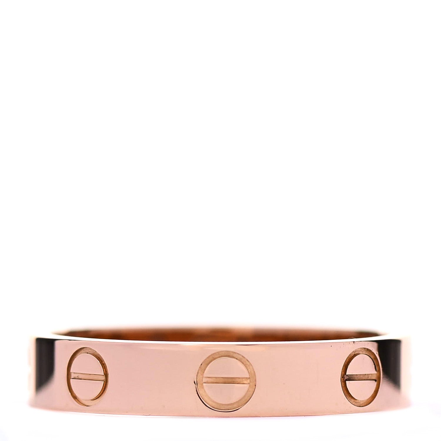 Cartier 18K Pink Gold 3.5mm LOVE Wedding Band Ring 53 6.5 1 of 5