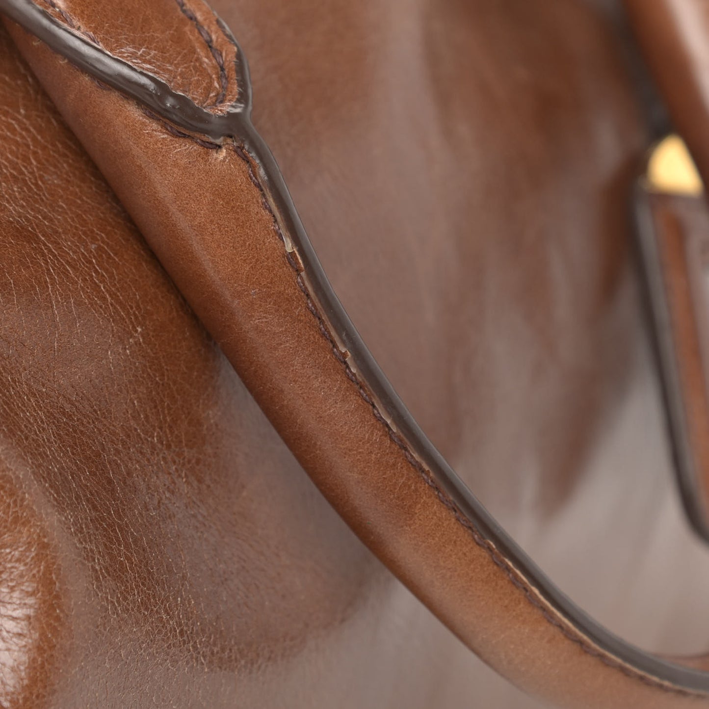 Vitello Shine Boston Bag Palissandro