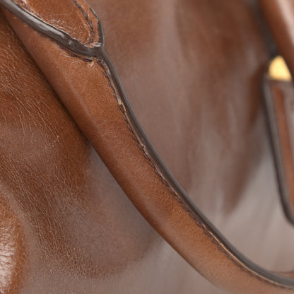 Prada Vitello Shine Boston Bag Palissandro 10 of 11