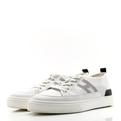 Hermes Calfskin Deep Sneakers 38 White Multicolor 3 of 12