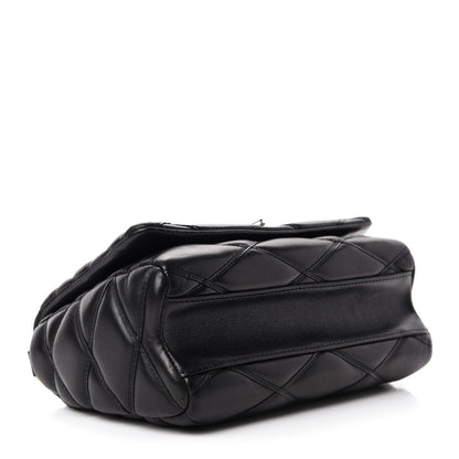 Louis Vuitton Lambskin Malletage GO-14 PM Black 4 of 11
