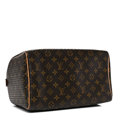 Louis Vuitton Monogram Perforated Speedy 30 Green 4 of 23