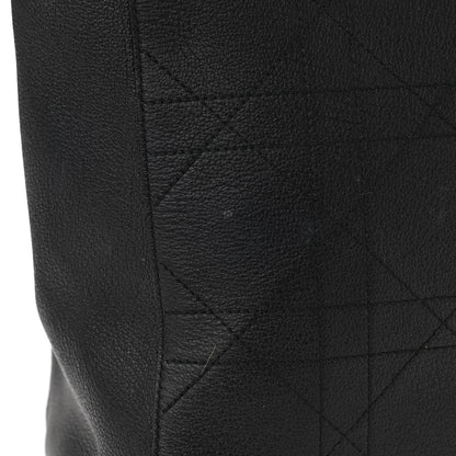 Christian Dior Grained Calfskin Cannage Medium Ultradior Tote Black 12 of 14