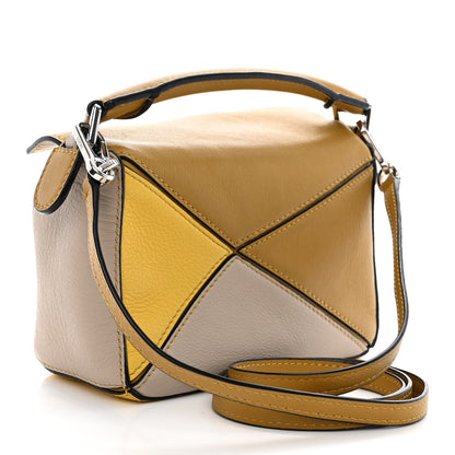 Loewe Calfskin Mini Puzzle Bag Yellow Ochre 3 of 12