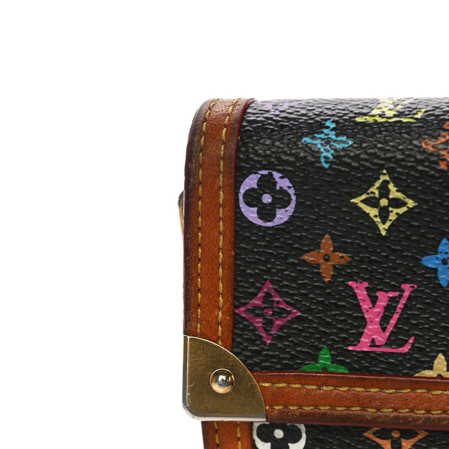 Monogram Multicolor Porte Tresor International Wallet Black