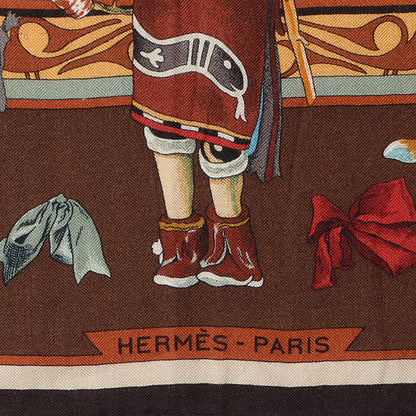 Hermes Cashmere Silk Kachinas Shawl 140 4 of 7