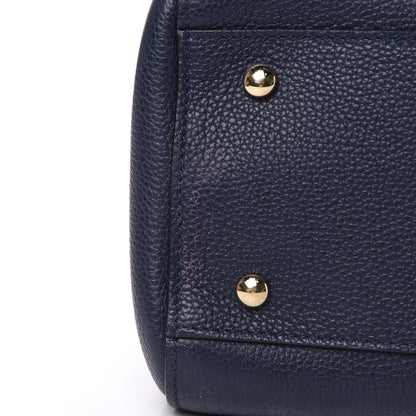 Chanel Grained Calfskin Small Neo Executive Shopper Tote Navy 10 of 12