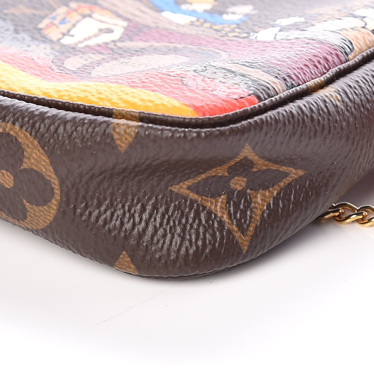 Louis Vuitton Monogram 2015 Christmas Animation Mini Pochette Accessories 9 of 10