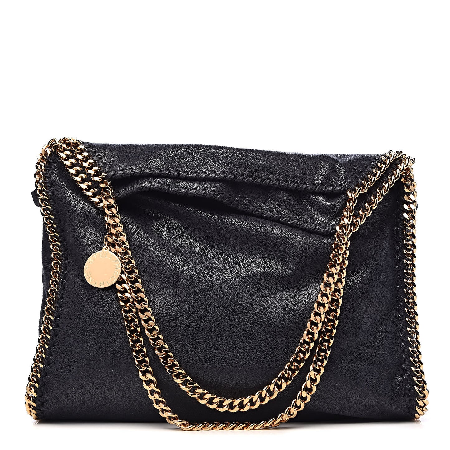 Shaggy Deer Small Falabella Tote Navy