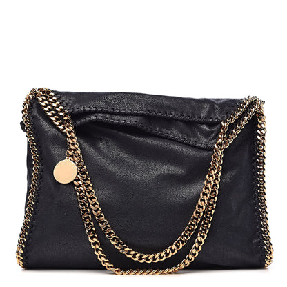 Stella McCartney Shaggy Deer Small Falabella Tote Navy 1 of 10