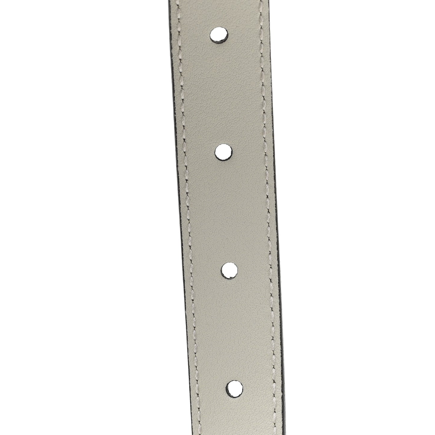 Calfskin Double G 20mm Belt 80 32 Mystic White