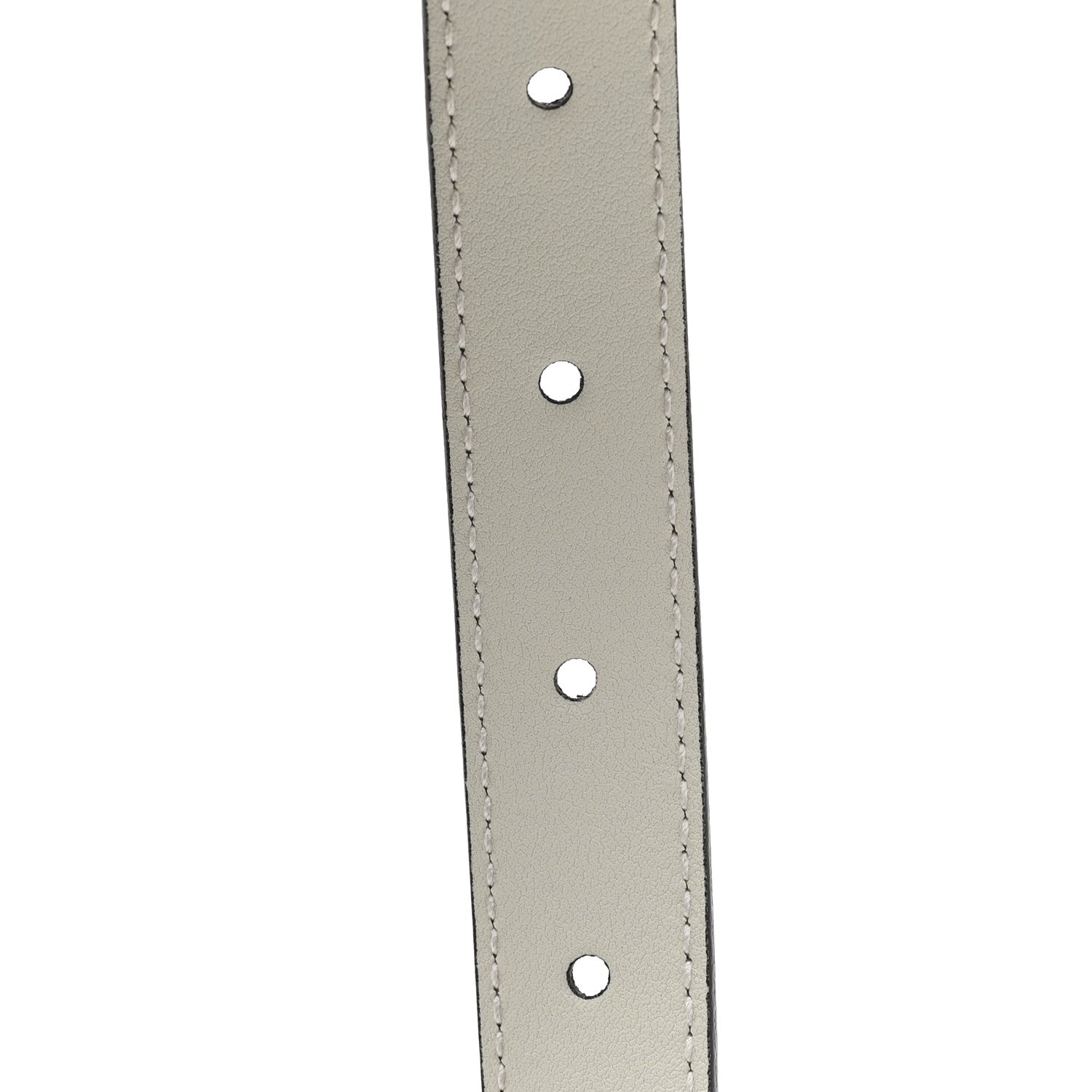 Gucci Calfskin Double G 20mm Belt 80 32 Mystic White 4 of 5