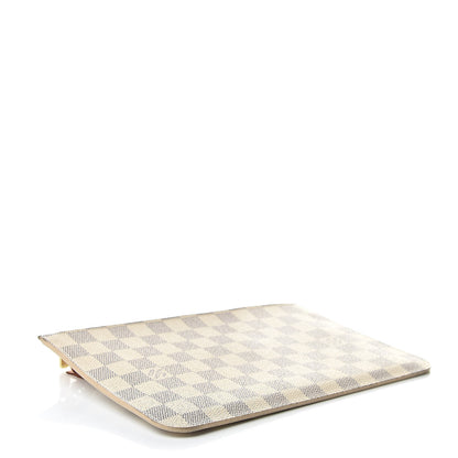 Louis Vuitton Damier Azur Neverfull MM GM Pochette Rose Ballerine 4 of 11