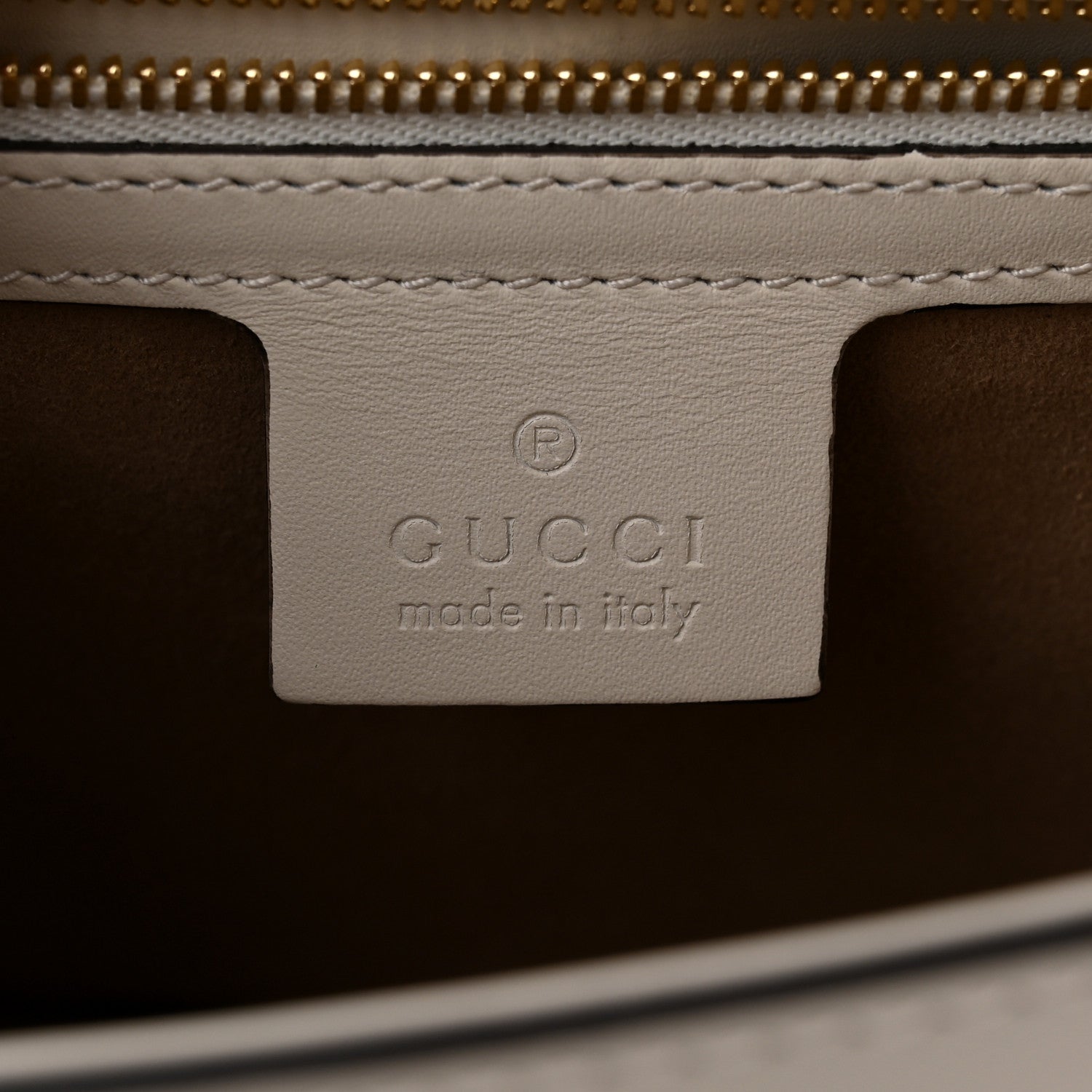 Gucci Calfskin Small Sylvie Shoulder Bag Off White 6 of 10