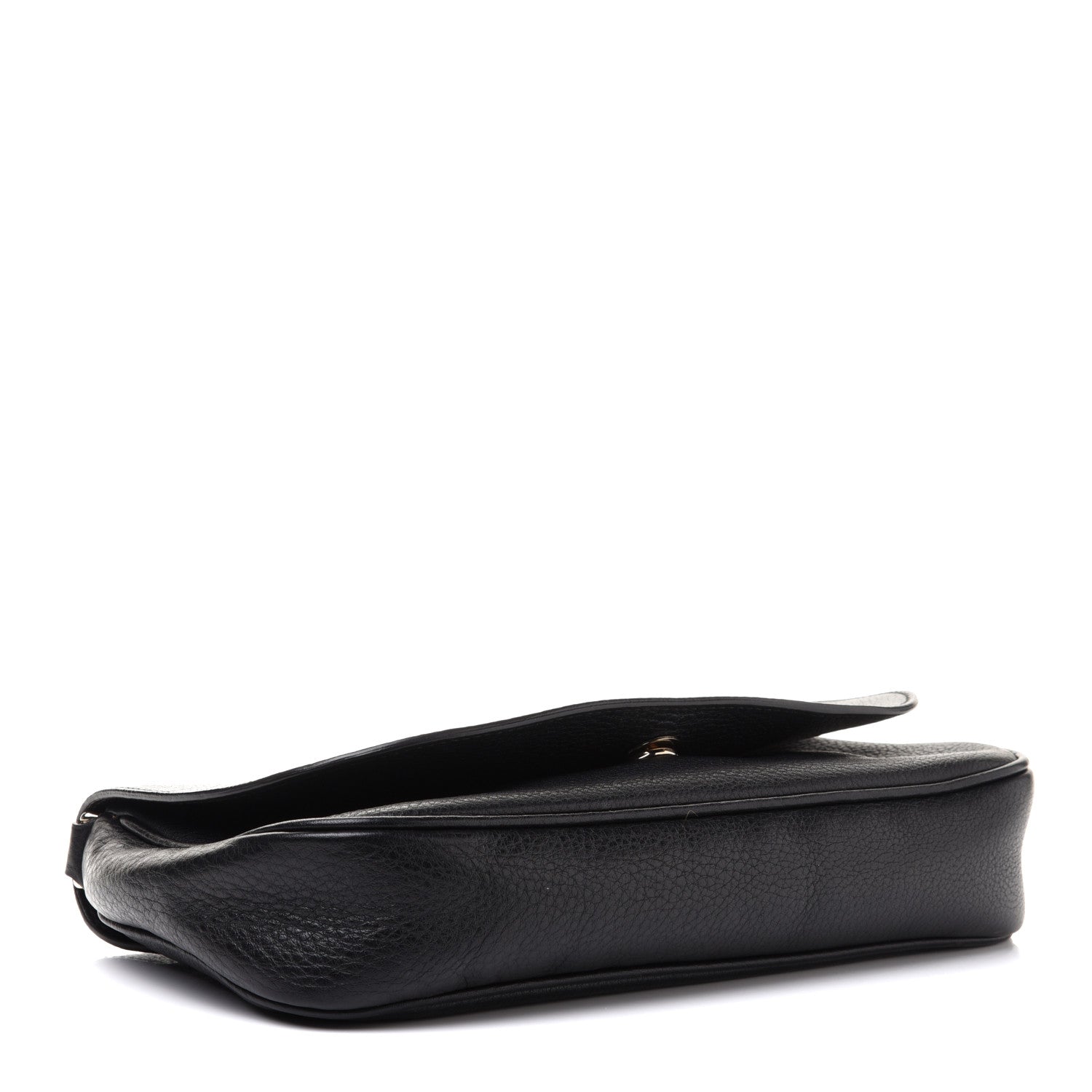 Gucci Pebbled Calfskin Medium Soho Flap Crossbody Black 4 of 13