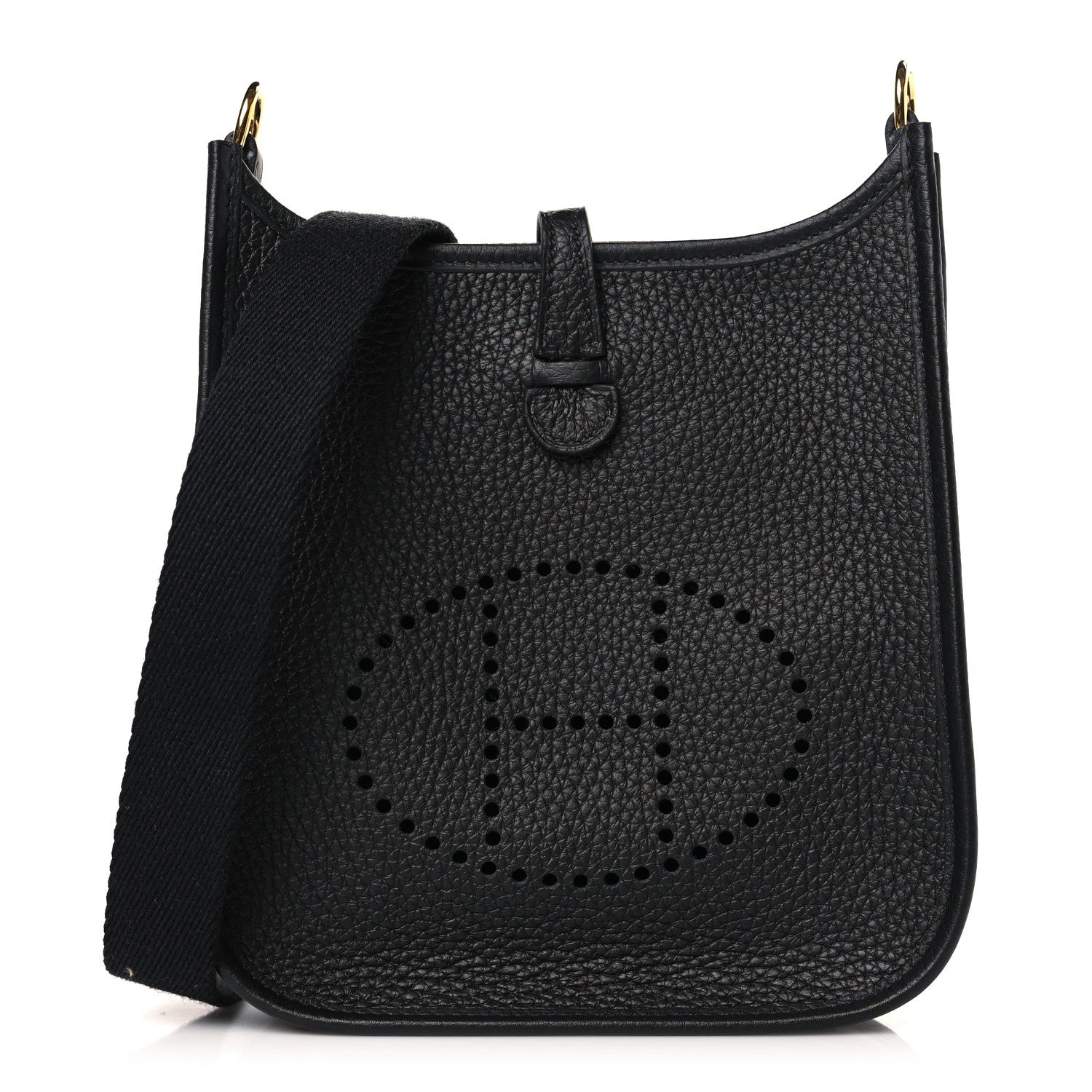 Hermes Taurillon Clemence Evelyne TPM Black 1 of 10