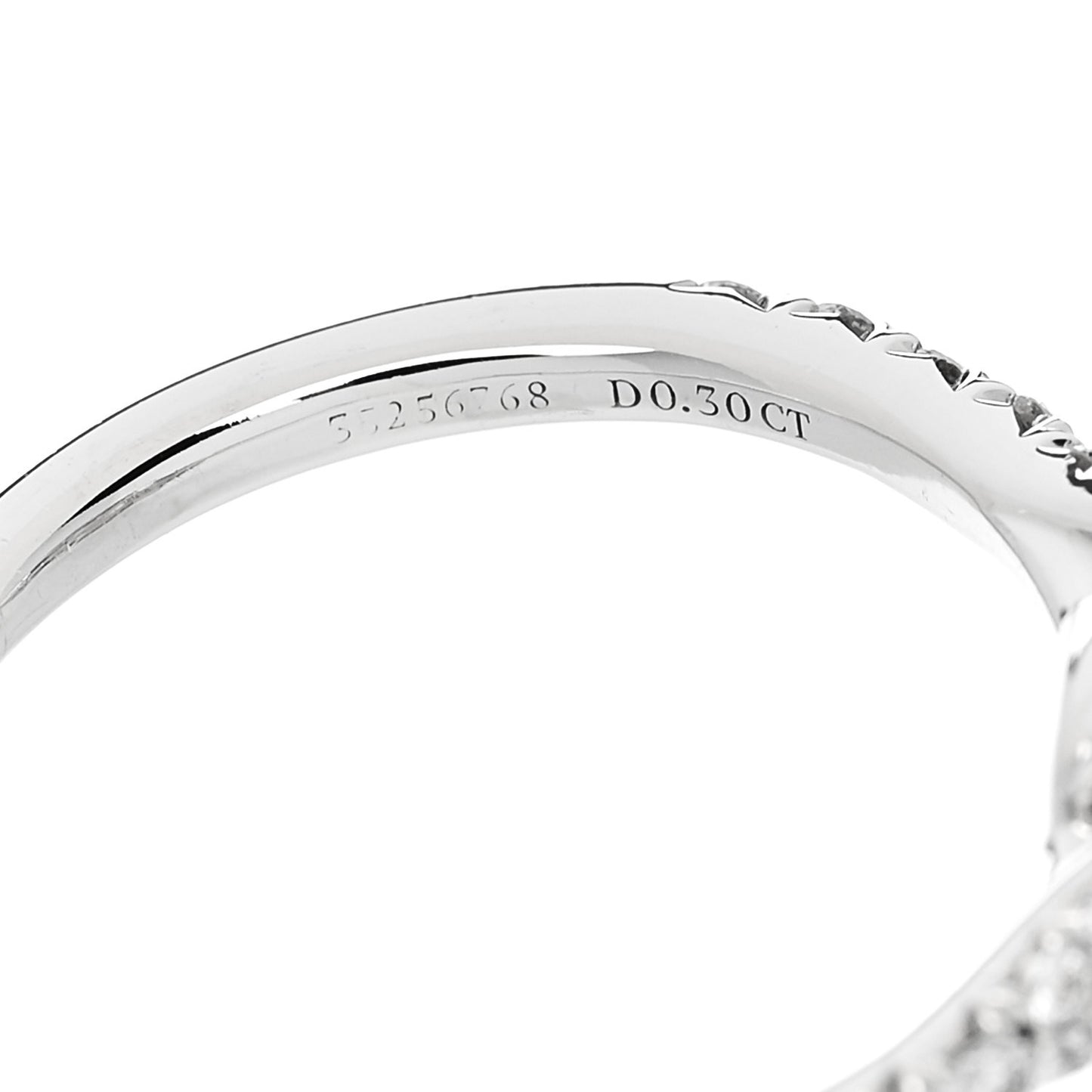 Platinum Diamond .30ct Soleste Cushion Cut Double Halo Engagement Ring 47 4.25