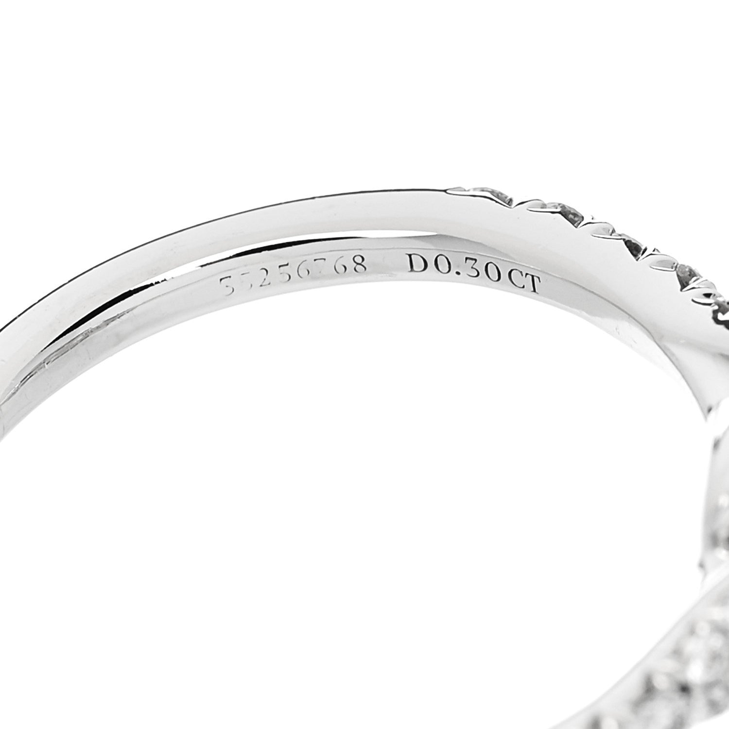 Tiffany Platinum Diamond .30ct Soleste Cushion Cut Double Halo Engagement Ring 47 4.25 5 of 7