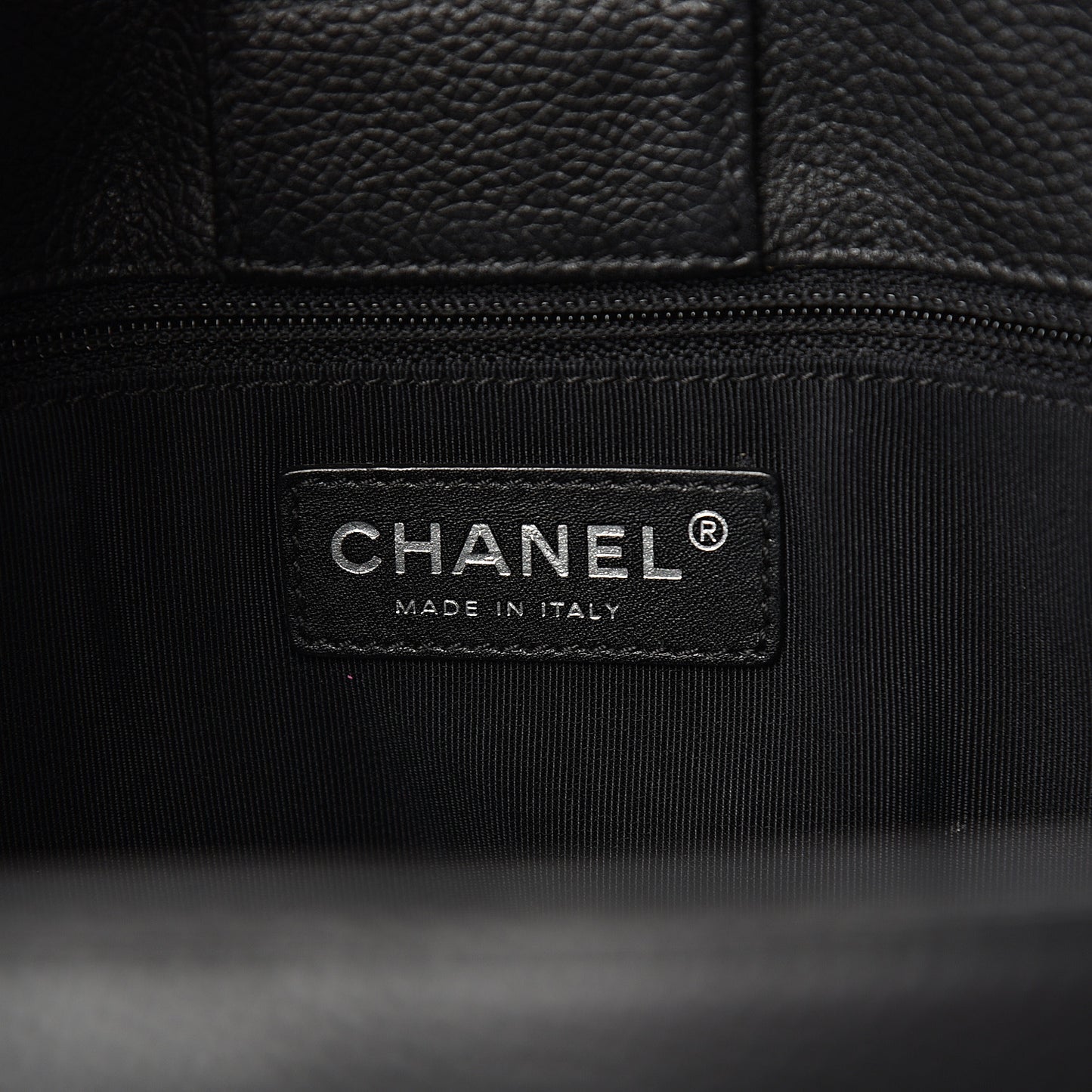 Calfskin Cerf Shopper Tote Black