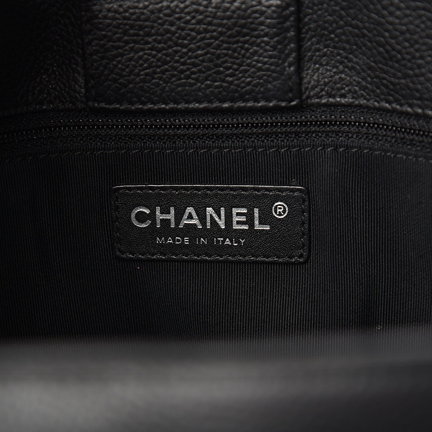 Chanel Calfskin Cerf Shopper Tote Black 5 of 11