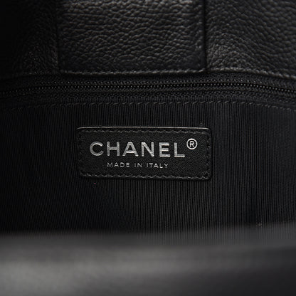 Chanel Calfskin Cerf Shopper Tote Black 5 of 11