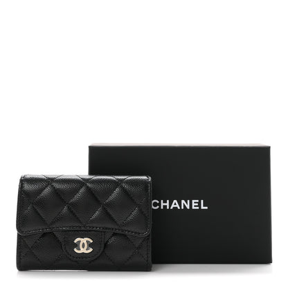 Chanel Caviar Quilted Flap Card Holder Black 9 of 9
