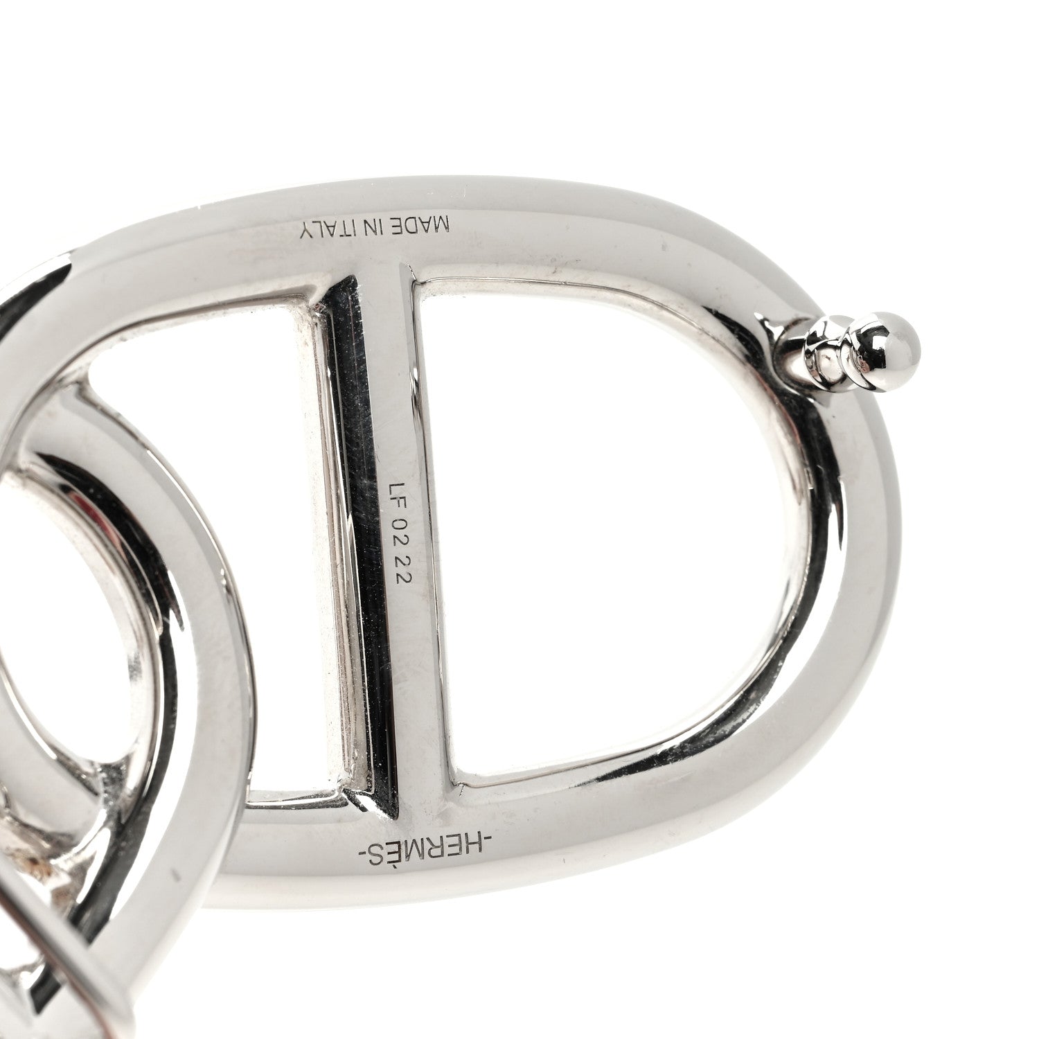 Hermes Madame Calfskin H Plume Canvas 24mm Chaine D'Ancre Reversible Belt Gold Ecru 5 of 6