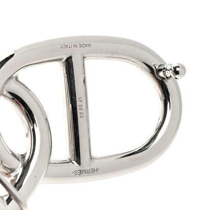 Hermes Madame Calfskin H Plume Canvas 24mm Chaine D'Ancre Reversible Belt Gold Ecru 5 of 6