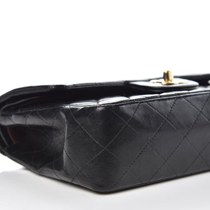 Chanel Lambskin Quilted Small Double Flap Black 11 of 14