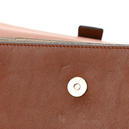 Chloe Suede Calfskin Small Faye Shoulder Bag Tobacco 13 of 17