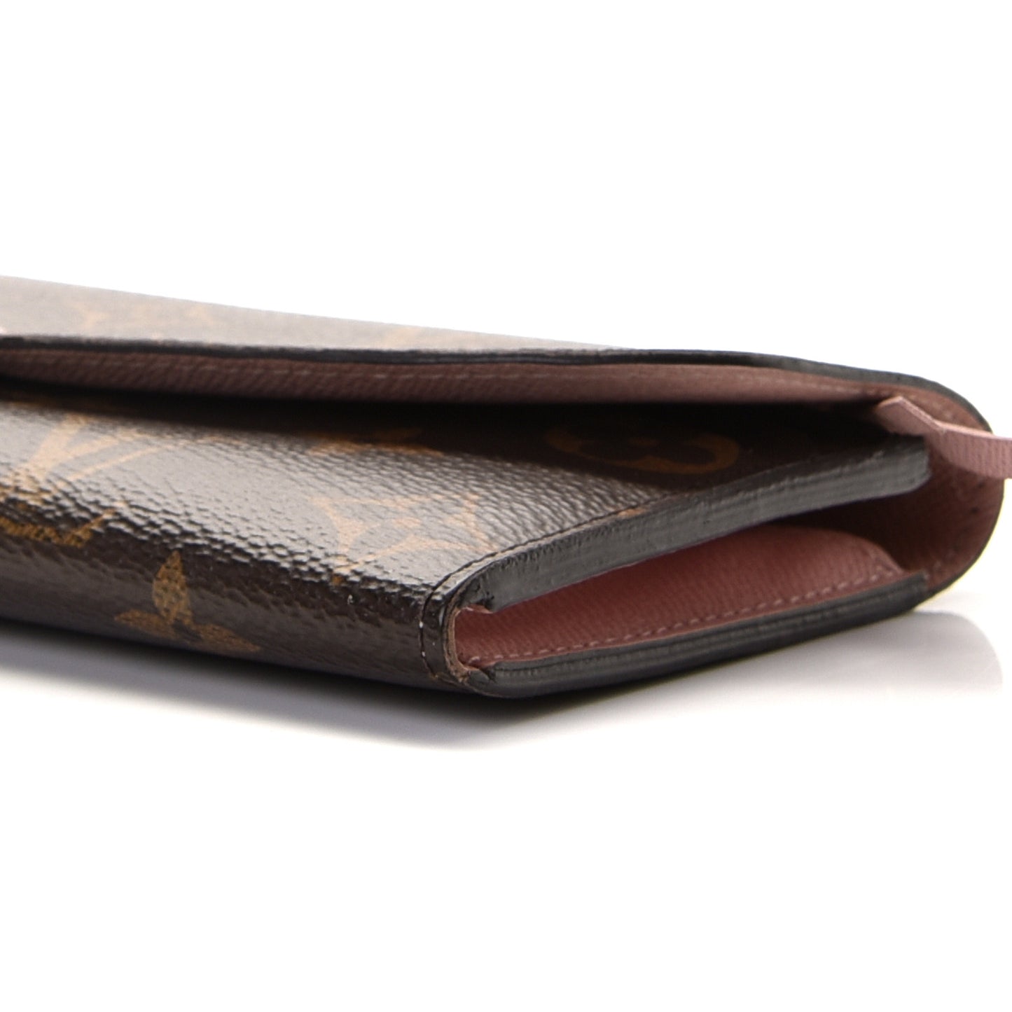 Monogram Emilie Wallet Rose Ballerine