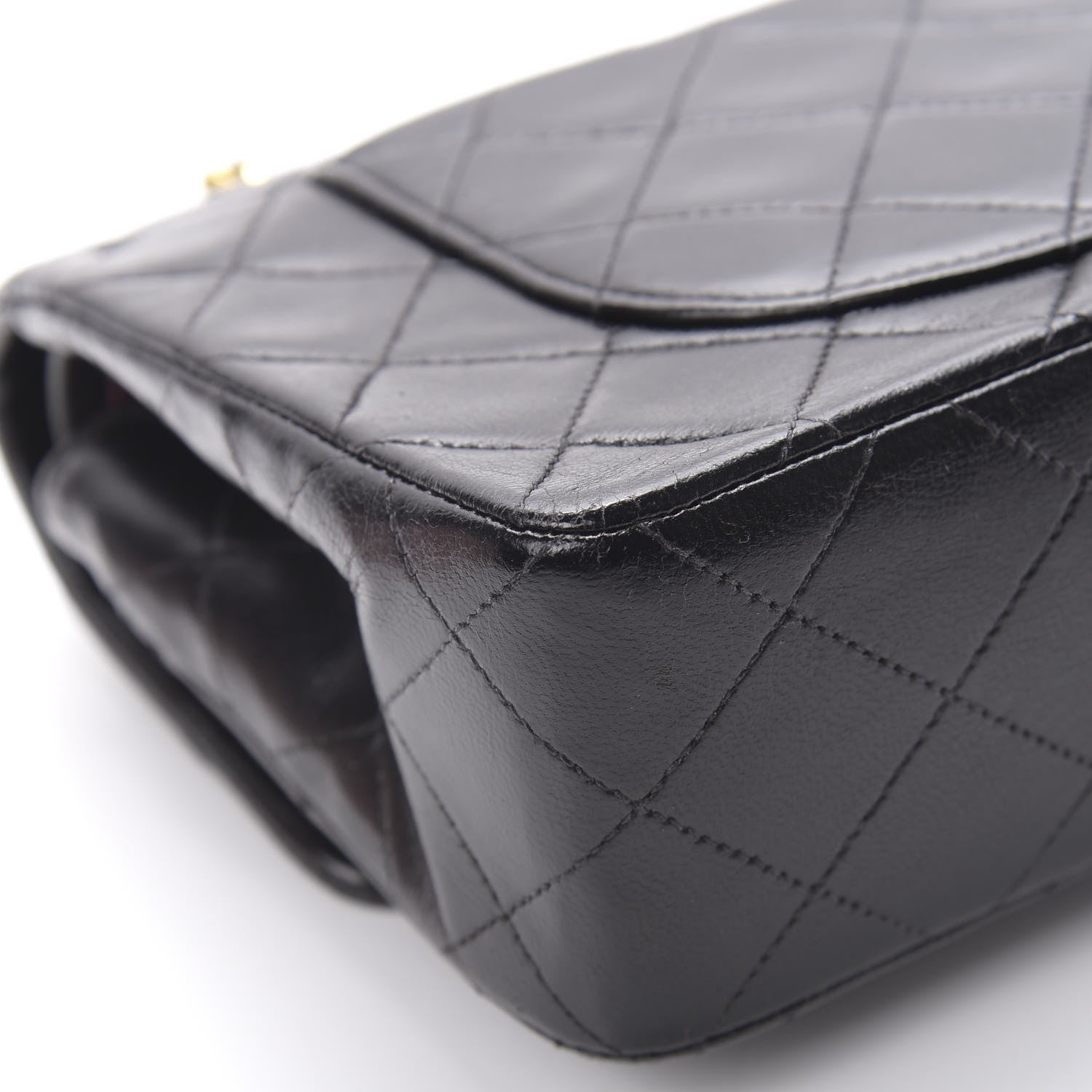 Chanel Lambskin Quilted Small Double Flap Black 13 of 15