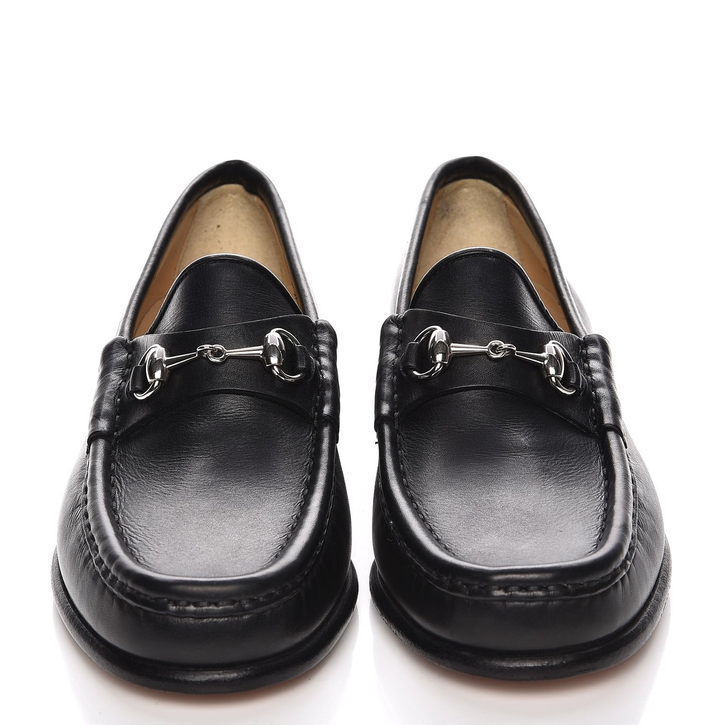 Calfskin Horsebit Loafers 35 Black