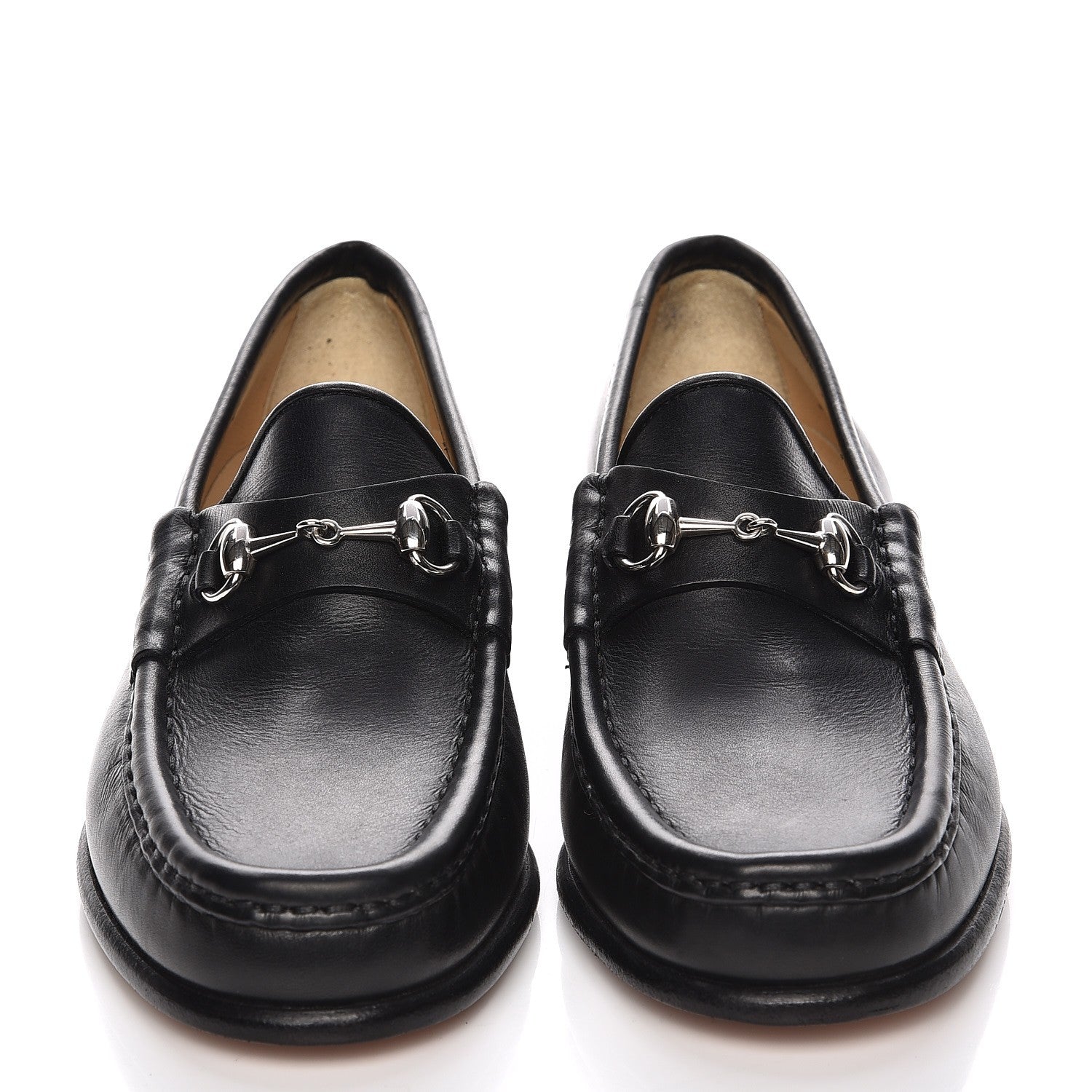 Gucci Calfskin Horsebit Loafers 35 Black 3 of 14