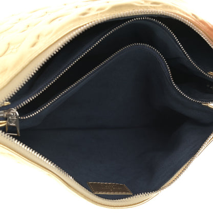 Louis Vuitton Lambskin Embossed Monogram Coussin PM Gold 6 of 11