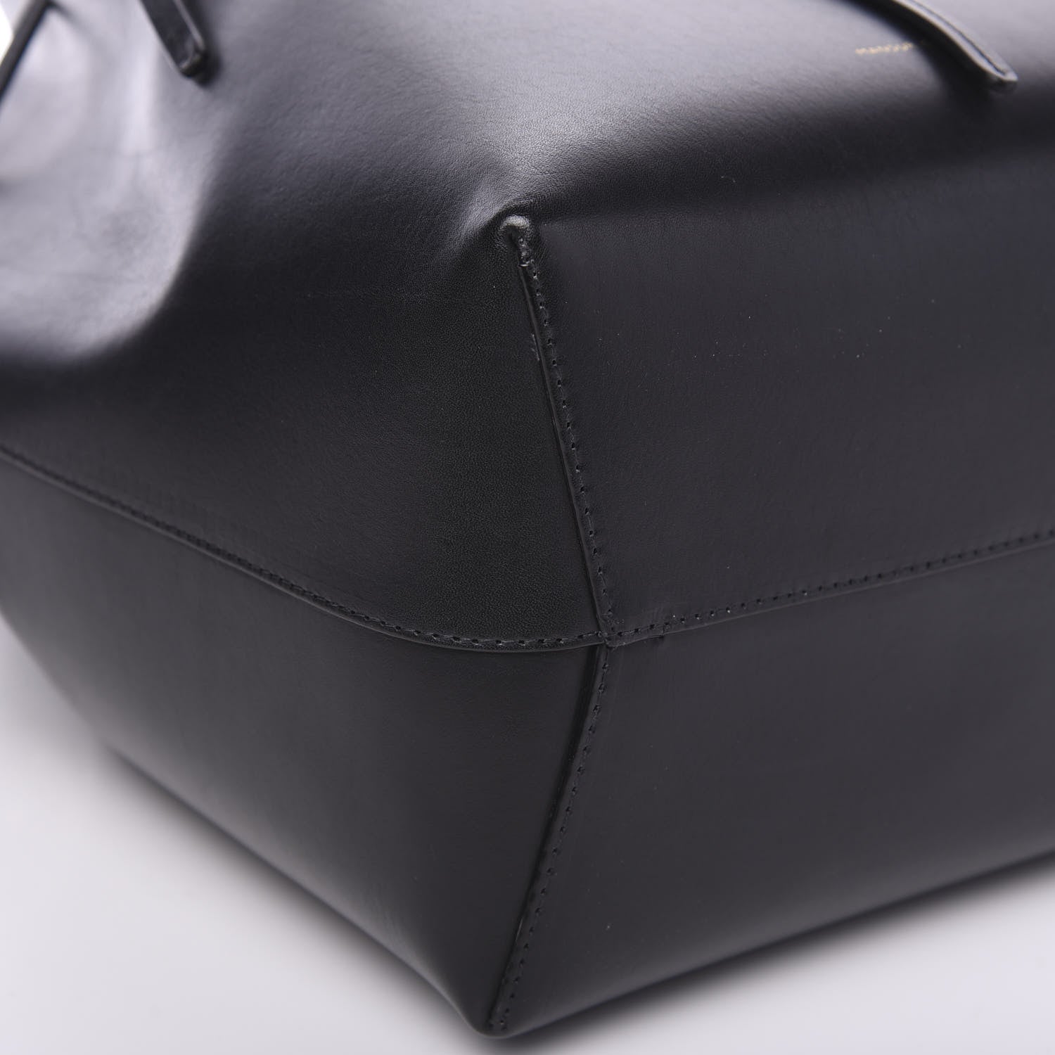 Mansur Gavriel Vegetable Tanned Calfskin Bucket Bag Black Ballerina 5 of 8