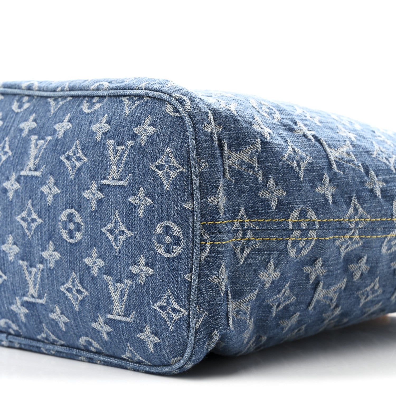 Louis Vuitton Monogram Denim Neo Neverfull MM Blue 10 of 10