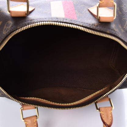 Louis Vuitton Monogram My LV Heritage Speedy 30 White Fuchsia 6 of 9