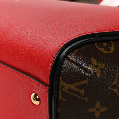 Louis Vuitton Calfskin Monogram Kimono Tote Cherry 13 of 19