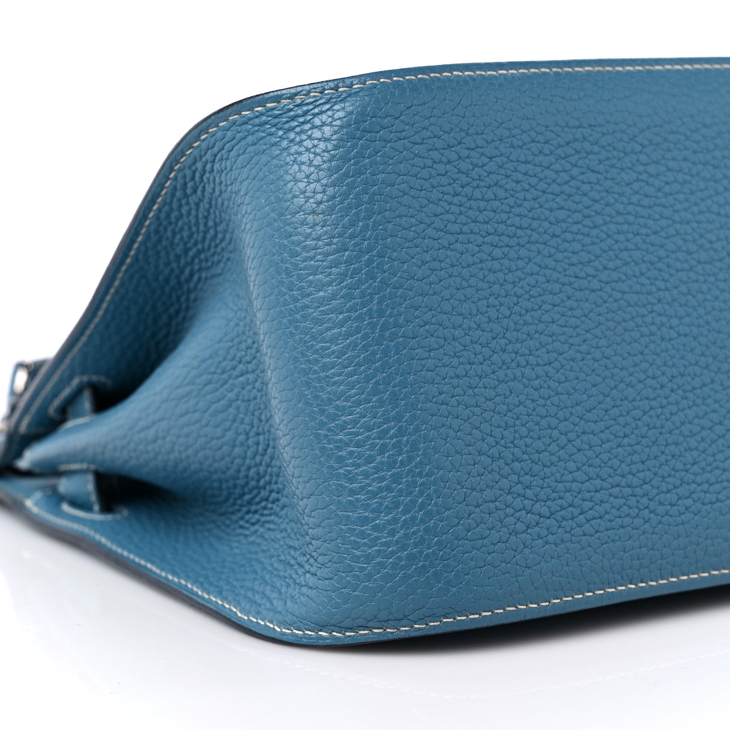 Hermes Taurillon Clemence Jypsiere 28 Blue Jean 8 of 13