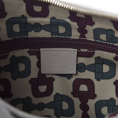 Gucci Guccissima Large D Gold Ring Hobo Off White 8 of 9