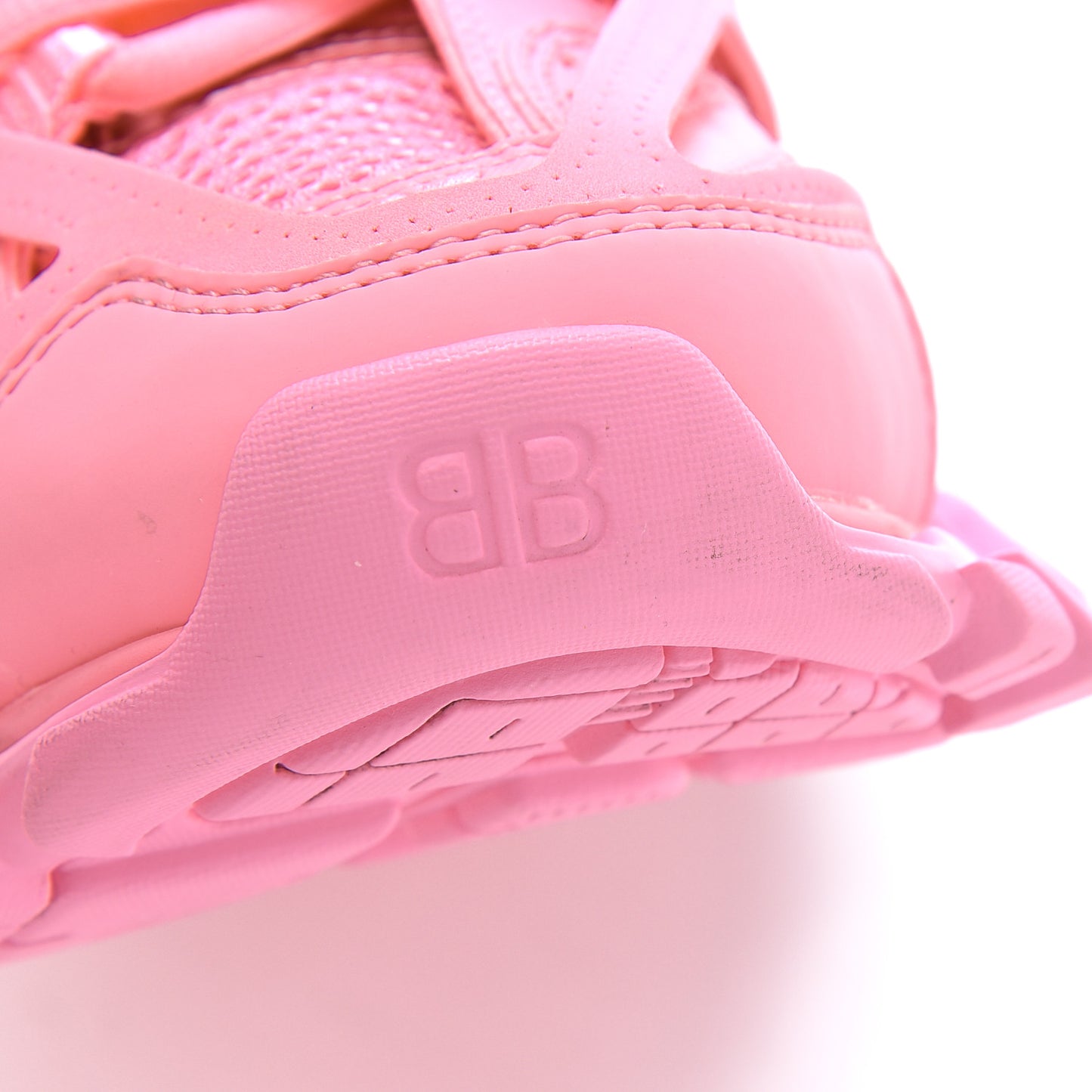 Mesh Nylon Womens Track Sneakers 37 Pink
